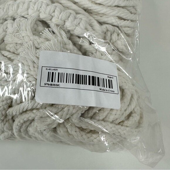 Macrame NWT Bohemian Home Decor House Plant Holder Garden Lot Bundle 4-Pieces - Picture 14 of 14